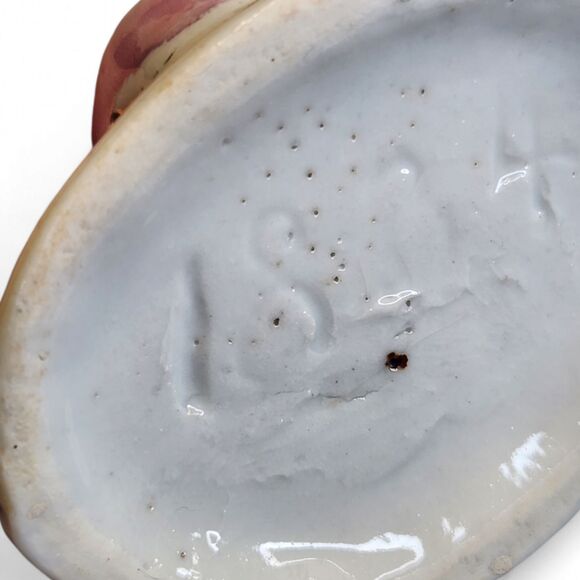 Antique French Bridal Vases - Set of 2, Hand Painted Porcelain, Marked '1834' - Picture 8 of 11